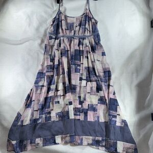 Vera Geometric Patterned Pockets Maxi Dress asymmetrical summer spring Easter